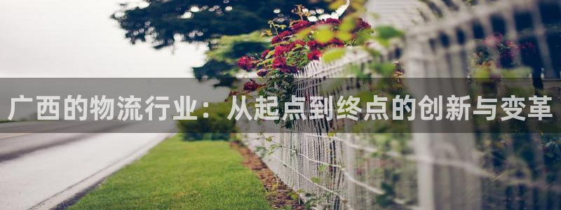 豪门国际充值：广西的物流行业：从起点
